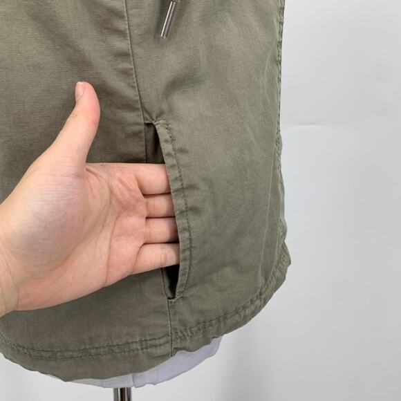 Volcom Vest Womens XS Extra Small Ivy Pile Lined Detachable Hood Snap Buttons - Picture 5 of 16